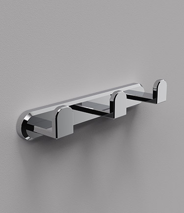 Mode Stainless Steel Triple Robe Hook (MA5)