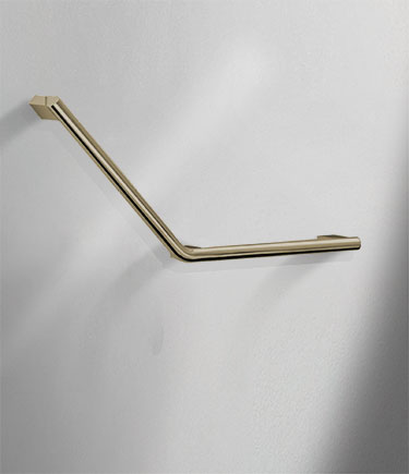 Modern Brass Angled Grab Bar (151VBR)