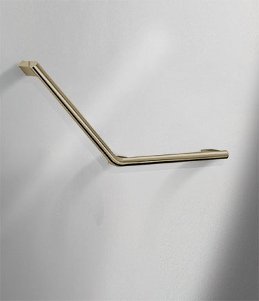 Modern Brass Angled Grab Bar (151VBR)