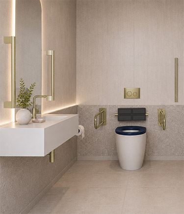 Modern Brass Doc M Toilet Pack (721ABR)