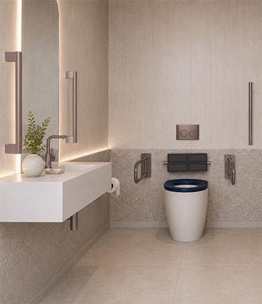Modern Bronze Doc M Toilet Pack (721ABZ)