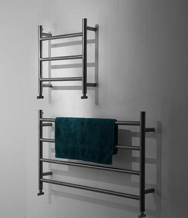 Modern Black Chrome Towel Warmer (57MBC)