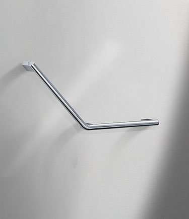 Modern Chrome Angled Grab Bar (151V)