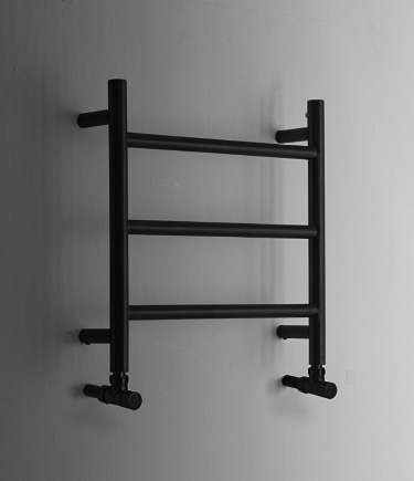 Modern Matt Black Towel Warmer (57MT)