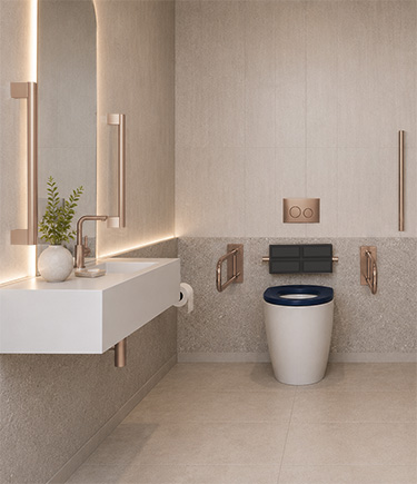 Modern Rose Gold Doc M Toilet Pack (721ARG)