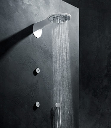 White Shower Heads