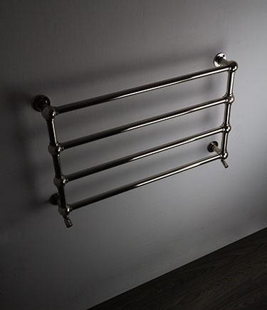 Nickel Ball Jointed Multi Rail Towel Warmer (10NK)