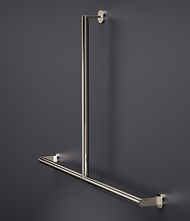 Etch Nickel T-Shaped Grab Bar (NK9)