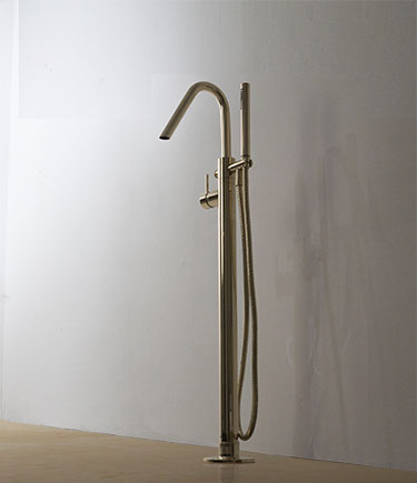 Kara Nickel Freestanding Bath Tap (37FF)