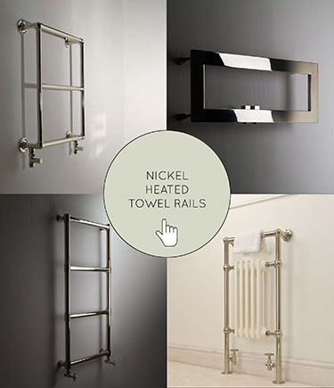 Nickel Heated Towel Rails