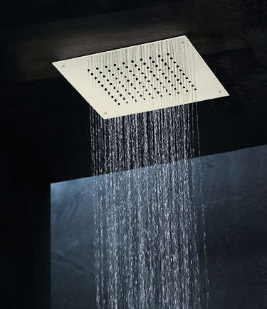 Loft Nickel Ceiling Mounted Shower Head (75TN)