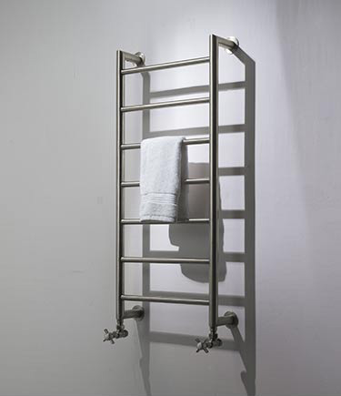 Nickel Mitred Towel Warmer (171N)