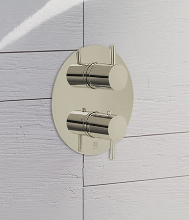 Nickel Classic Recessed Thermostatic Shower Valve (49NN)