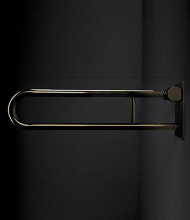 Nickel Removable Hinged Grab Bar (154N)