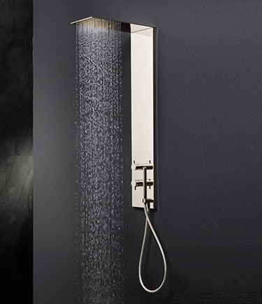 Sleek Nickel Shower Column (78AN)