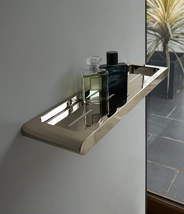 Spa Nickel Bathroom Shelf (162DN)