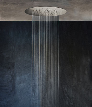 Nickel Wafer Rainfall Shower Head (75LN)