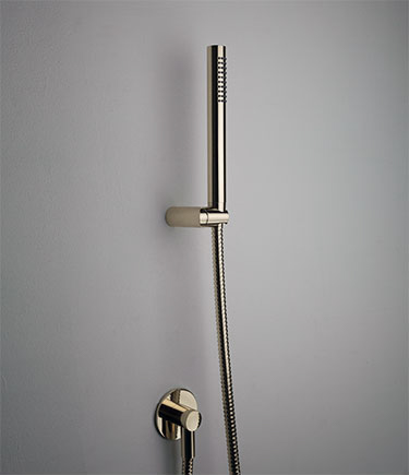 Art Deco Nickel Handheld Shower (61NL)