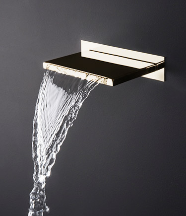 Waterblade Nickel Waterfall Shower Head (38VV)