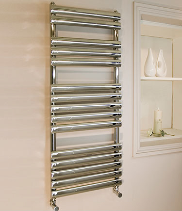 Oval Polished Stainless Steel Towel Rail (59E)