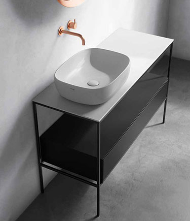 Matt Black Washstands