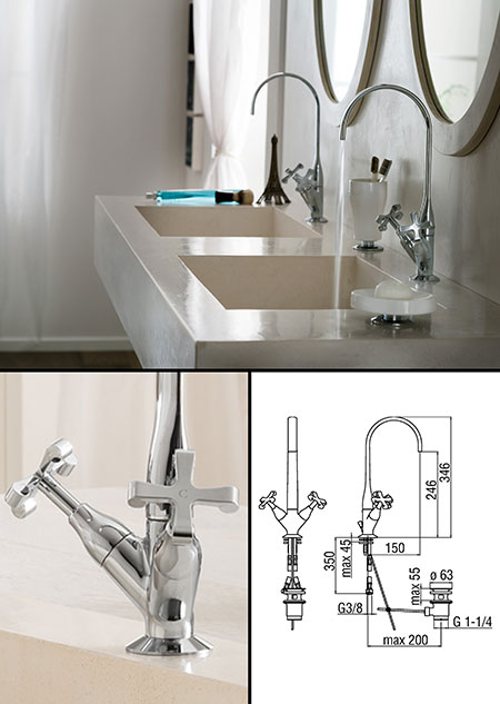 Piccadilly Basin Mixer Tap (40AA)