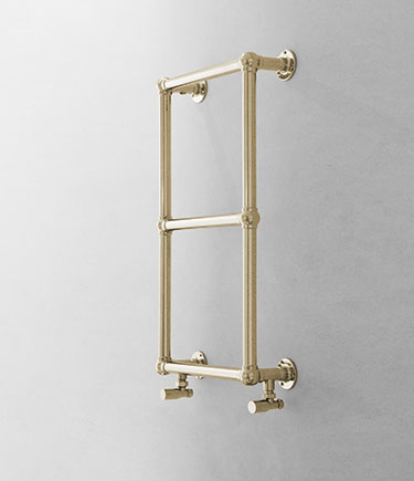 Classic Ball Jointed Brass Towel Rail (57VPB)