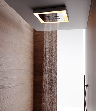 Rainbow LED Ceiling Shower Head (78K)