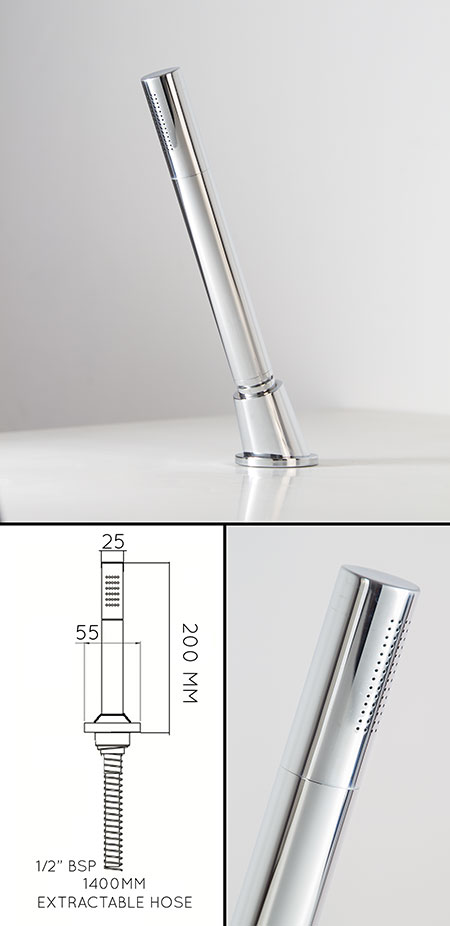 Pull Out Handheld Shower Head Retractable Handheld Shower