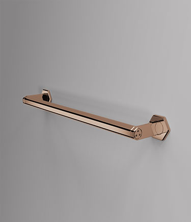 Art Deco Rose Gold Straight Grab Rail (ATRG1) 