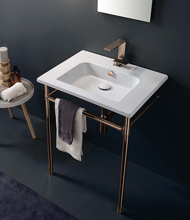 Rose Gold Washstands 