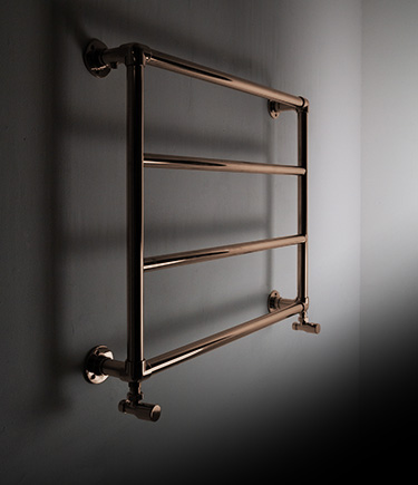 Rose Gold Classic Joint Multi Rail Towel Warmer (11RG)