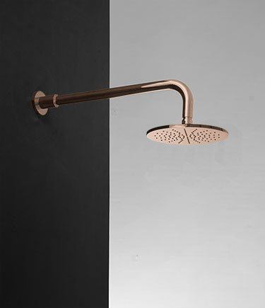 Kara Rose Gold Fixed Shower Head (42GG)