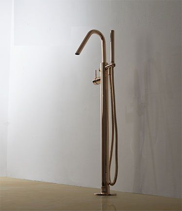 Kara Rose Gold Freestanding Bath Tap (42FF)