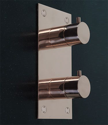 Kara Rose Gold Thermostatic Shower Valve (42JJ)