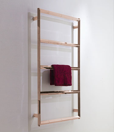 Rose Gold Heated Towel Rails