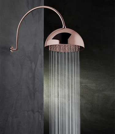Dome Rose Gold Shower Head (75HRG)