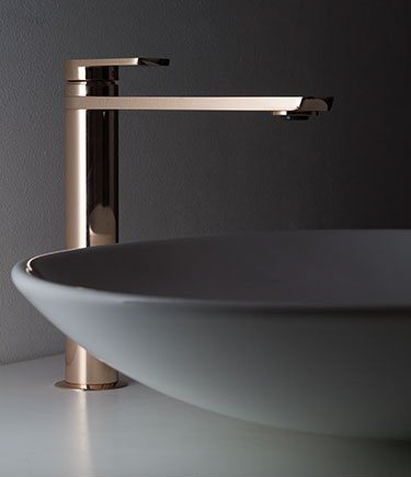 Kara Rose Gold Tall Basin Tap (42CC)
