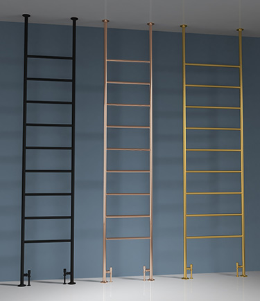Rose Gold Floor to Ceiling Towel Warmer (59TRG)