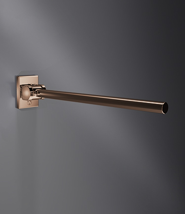 Helo Rose Gold Hinged Straight Grab Bar (HL5RG)