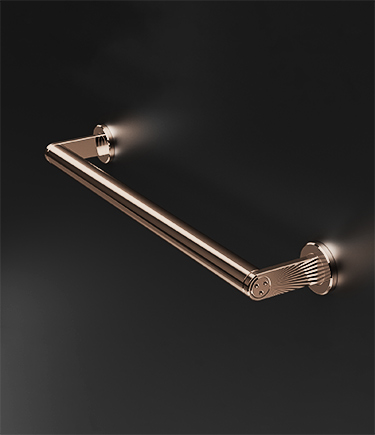 Helo Rose Gold Straight Grab Rail (HL4RG)