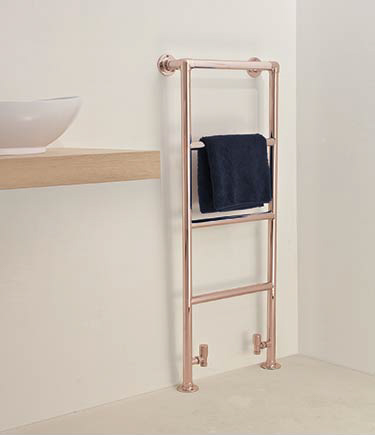 High Charterhouse Rose Gold Towel Rail (57PRG)