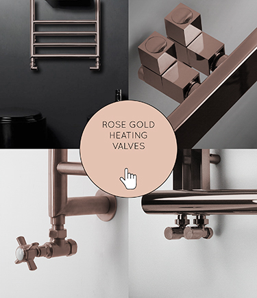 Rose Gold Heating Valves