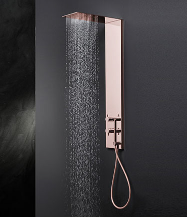 Sleek Rose Gold Shower Column (78ARG)