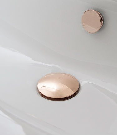 Kara Rose Gold Basin Waste (42NN)