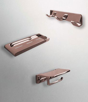 Spa Rose Gold Bathroom Accessories