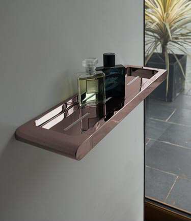 Spa Rose Gold Bathroom Shelf (162DRG)