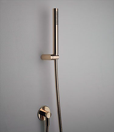 Art Deco Rose Gold Handheld Shower (61RGL)