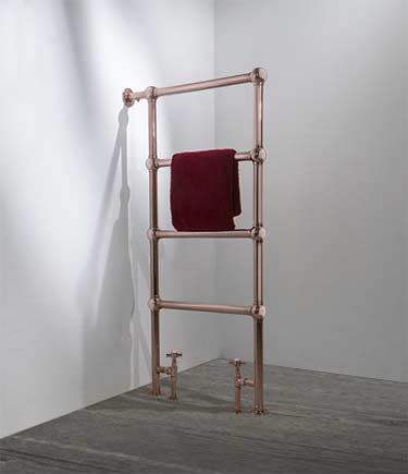 Rose Gold Henry Freestanding Towel Warmer (57ZRG)