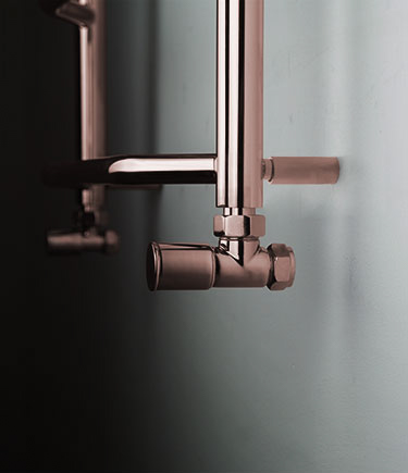 Rose Gold Manual Angled Valves (V1ARG)